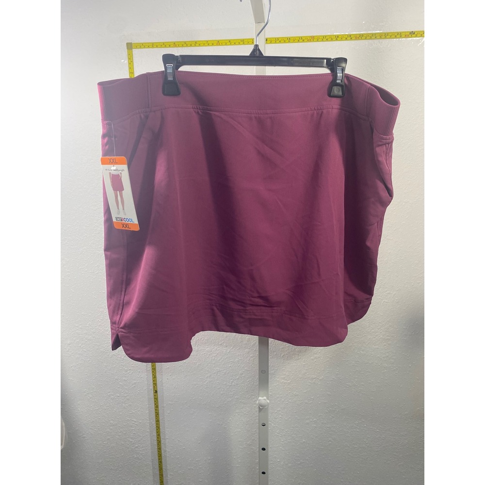 32 Degrees Cool Womens XXL Magenta Pink Athletic Skort Pockets Golf Tennis New